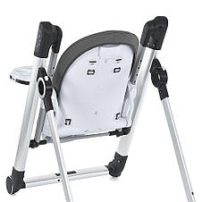 Стільчик-гойдалка для годування El Camino ME 1102 Debut Serious Gray (таймер, сенсор закачування, музика, пульт), фото 3