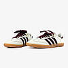 Жіночі кросівки Adidas Samba x Wales Bonner Pony Cream White кеди Адідас Самба бежеві текстильні, фото 4