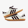 Жіночі кросівки Adidas Samba x Wales Bonner Pony Cream White кеди Адідас Самба бежеві текстильні, фото 5