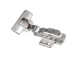 Завіса меблева накладна GIFF PRIME з дотягом Clip-on - 30* d = 35 H=0 Нікель