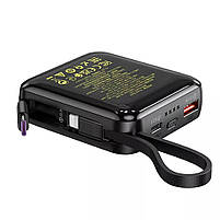 Повербанк Hoco Q23 Blade 22.5W+PD22W 10000 mAh Black, фото 4