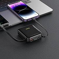 Повербанк Hoco Q23 Blade 22.5W+PD22W 10000 mAh Black, фото 6