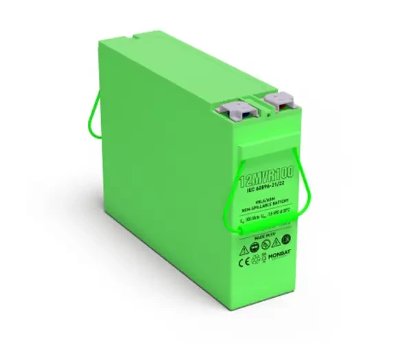 Аккумуляторная батарея MONBAT FRONT TERMINAL 12MVR100 AGM 12V/100 Ah, 398x110x286 мм, 32,9 кг
