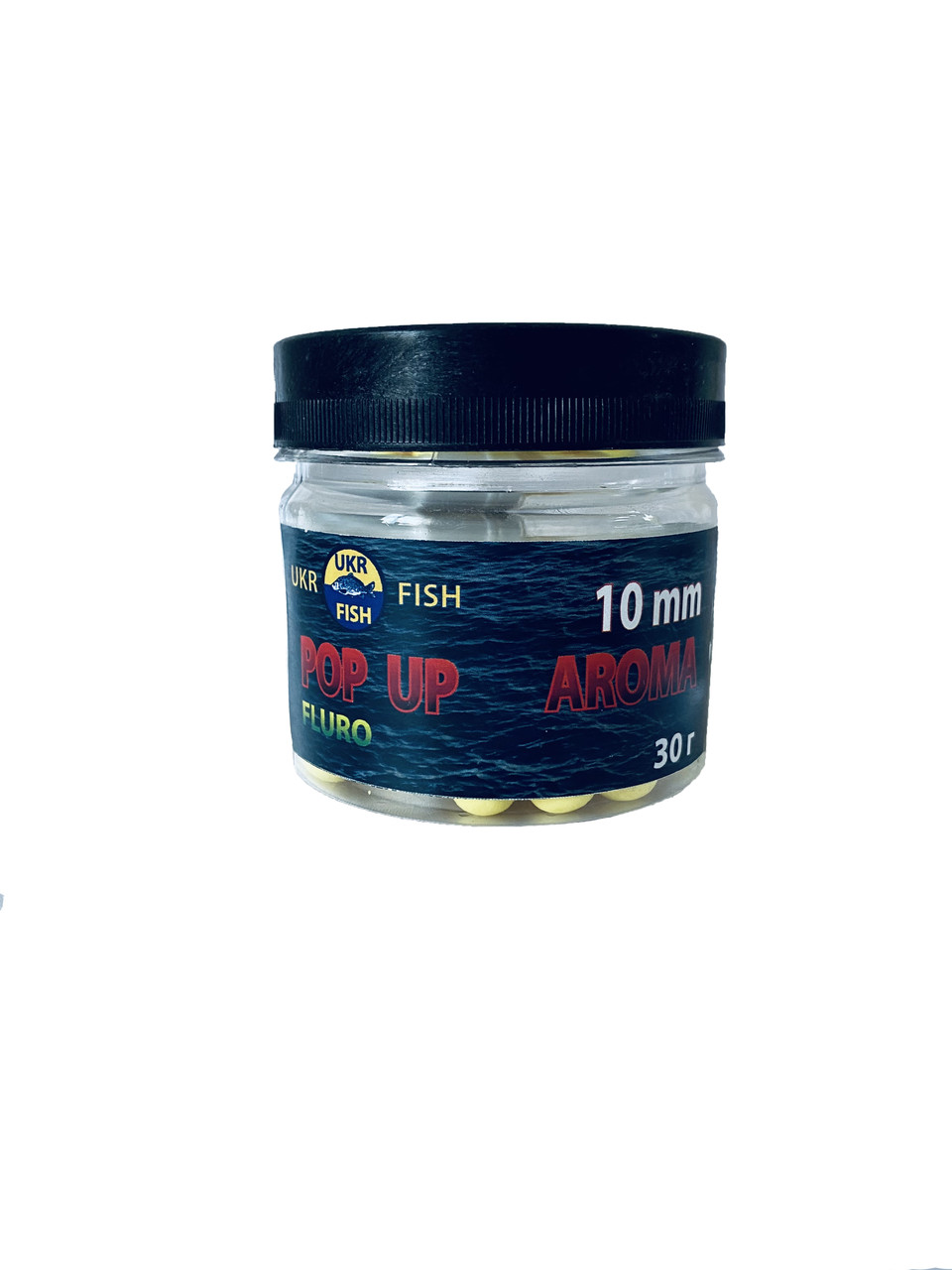 Pop up бойл AROMA Насадка для плавання 30 г UKR FISH "Слива ананас" 10 мм для лову для флет-фідера