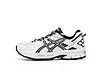 Чоловічі та жіночі кросівки Asics Gel-Kahana 8 White Black (Білі) Взуття Асікс Гель Кахана 8 повсякденні текстиль демісезон, фото 4