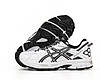 Чоловічі та жіночі кросівки Asics Gel-Kahana 8 White Black (Білі) Взуття Асікс Гель Кахана 8 повсякденні текстиль демісезон, фото 6