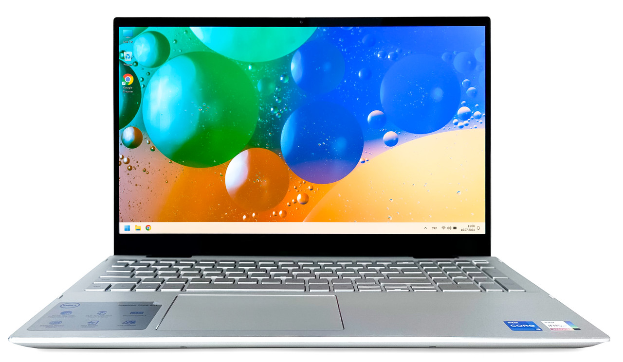 Ноутбук Dell Inspiron 7506 2-in-1: Core i5-1135G7 / RAM 16 ГБ / SSD 512 ГБ / Intel Iris Xe / 15.6" Сенсорний