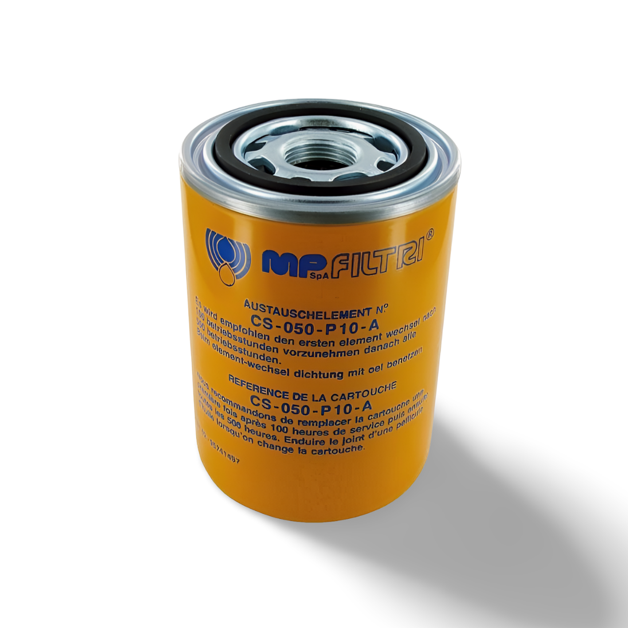 Фільтроелемент 8CS050P10A баночний, ΔP 5 Бар, Qmax злив/всмокт 58/17 л/хв, довжина 145 мм, діаметр нар. 96 мм