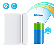 ZigBee датчик відкриття для Apple HomeKit з хабом від 1DAL | Датчик DS05B2 + Шлюз ZW05B0, фото 3