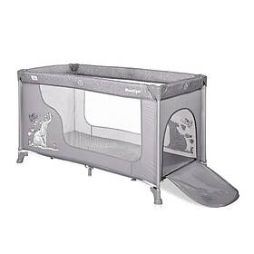 Манеж ігровий Moonlight 1 Layer Lorelli від народження до 15 кг Сірий