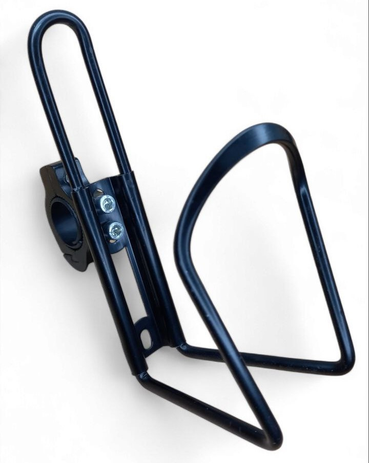 Фляготримач SKS кріплення на кермо алюмінієвий чорний, фото 1