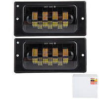 Фары LED доп.модель LADA/2110-14/LD-519 L4-W/Y/12-24V/50W/7LED-3000K/6000K