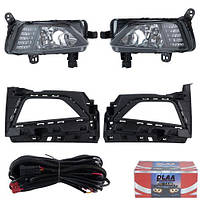Фари дод.модель VW Polo 6 2017-21/VW-0810/H8-12V35W+LED-6W/6W/FOG+DRL+TURN/ел. дріт