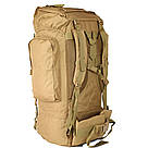 Тактичний рюкзак койот із жорсткою спинкою Gladstone LG-510, фото 4