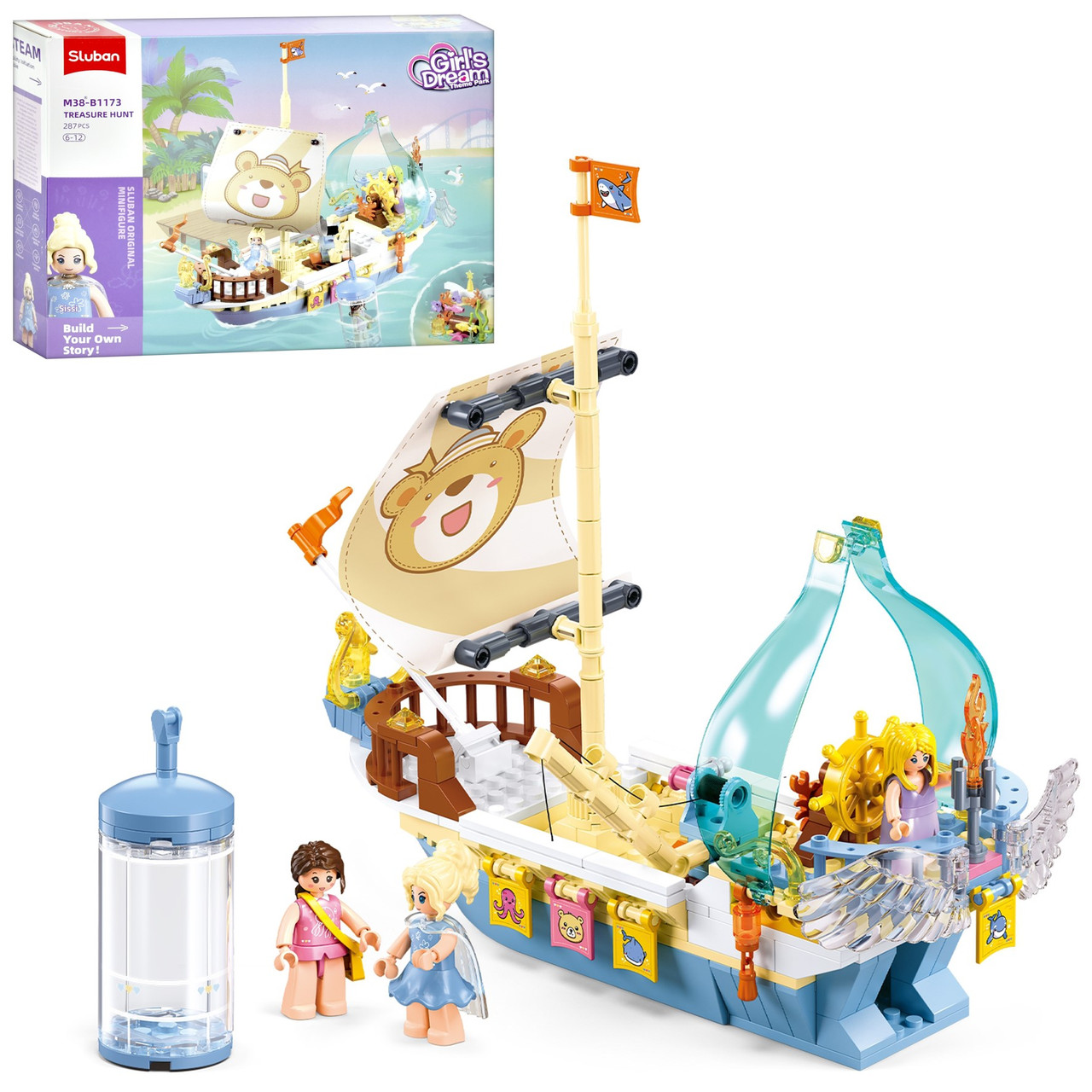 Конструктор Sluban Girls Dream корабель M38-B1173