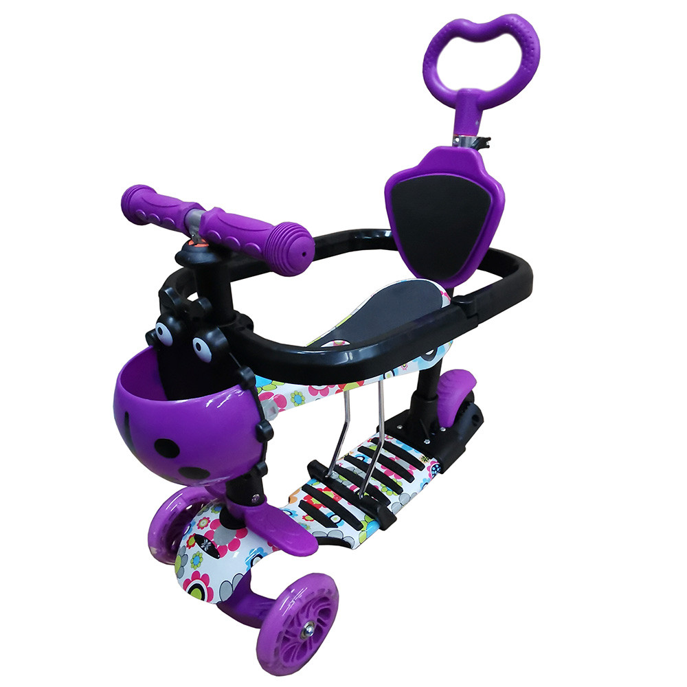 Дитячий самокат X-TREME KS-705-5W Фіолетовий