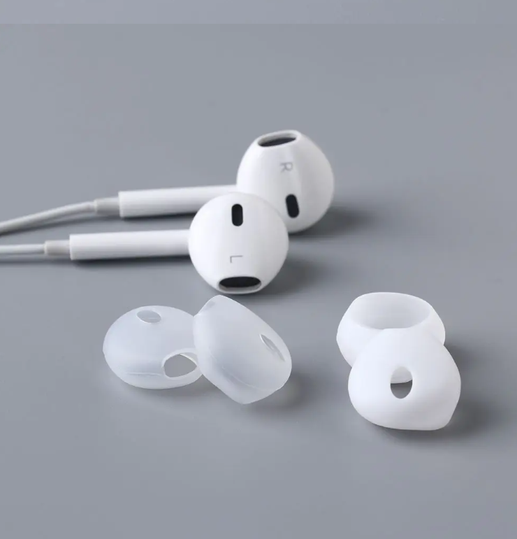 Силіконові амбушури для навушників Apple AirPods 1 AirPods 2 AirPods 3 AirPods Pro, фото 1
