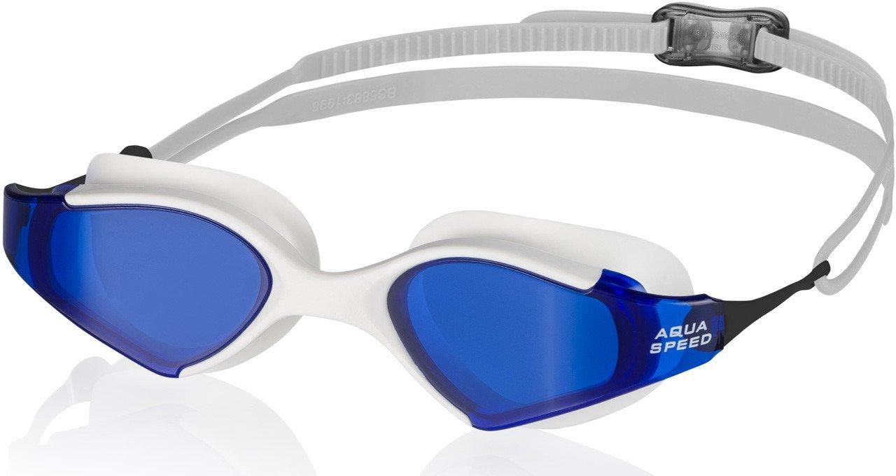 Окуляри для плавання Aqua Speed ​​BLADE 6135 білий, синій Уні OSFM