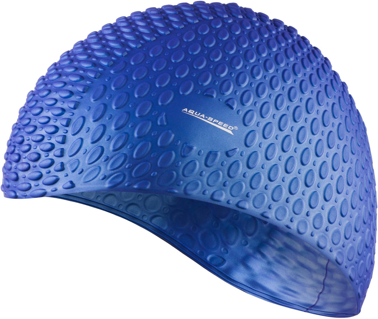 Шапка для плавання Aqua Speed ​​BUBBLE 102-10 синій Уні OSFM