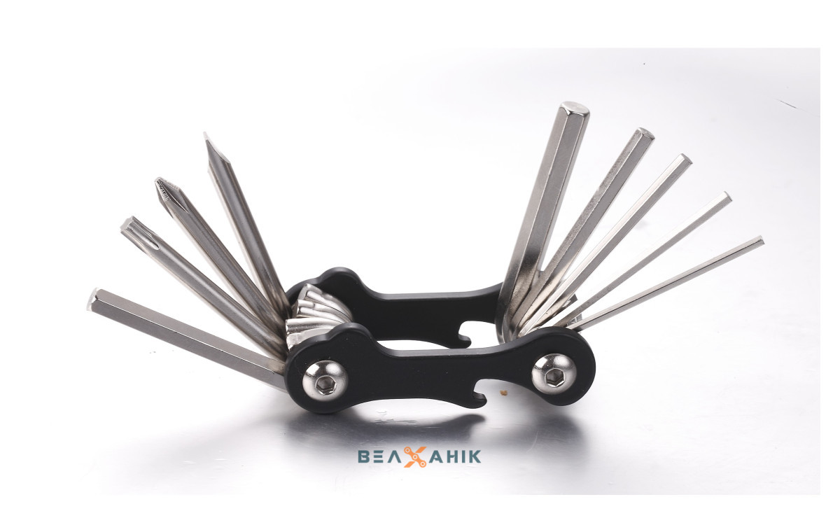 Мультитул KEN TECH KL-9834A 10 функцій чорний+СР