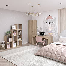 Комплект меблів у дитячу кімнату Дуб Сонома