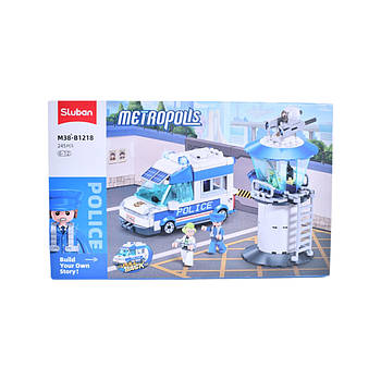 Конструктор SLUBAN Metropolis Супровід кримінальника арт. M38-B1218