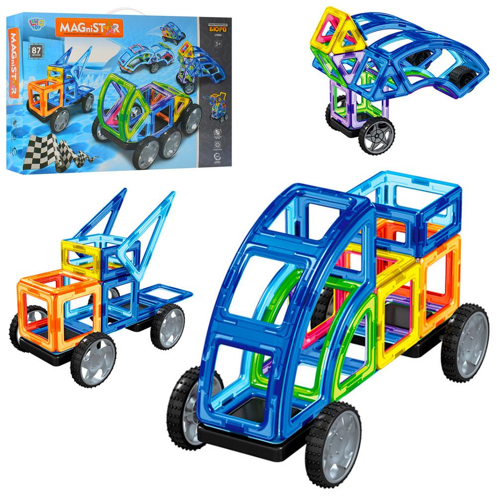 Конструктор LT3003 магнітний, транспорт, фото 1