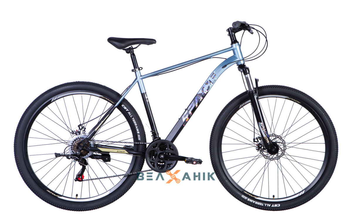 Велосипед 29" SPACE NEPTUNE (035) AM DD (рама 20") ST сіро-чорний