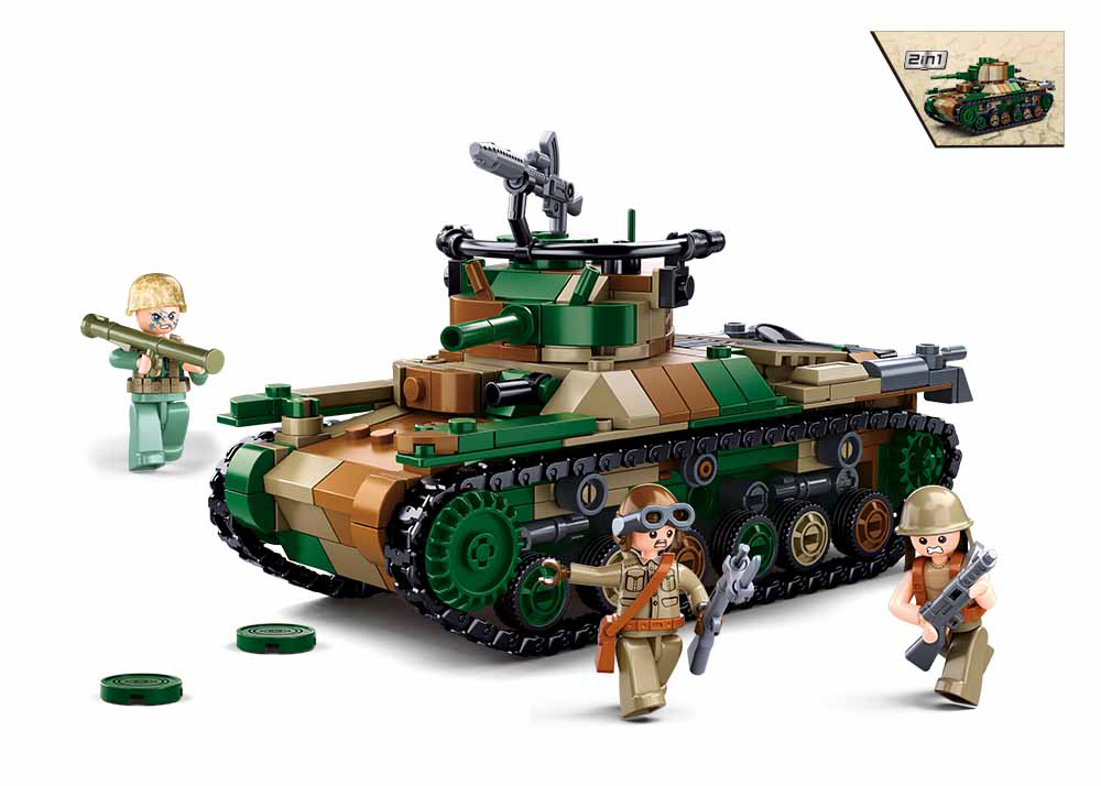 Конструктор SLUBAN M38-B1107 "Army": Танк, 563 деталей, фото 1