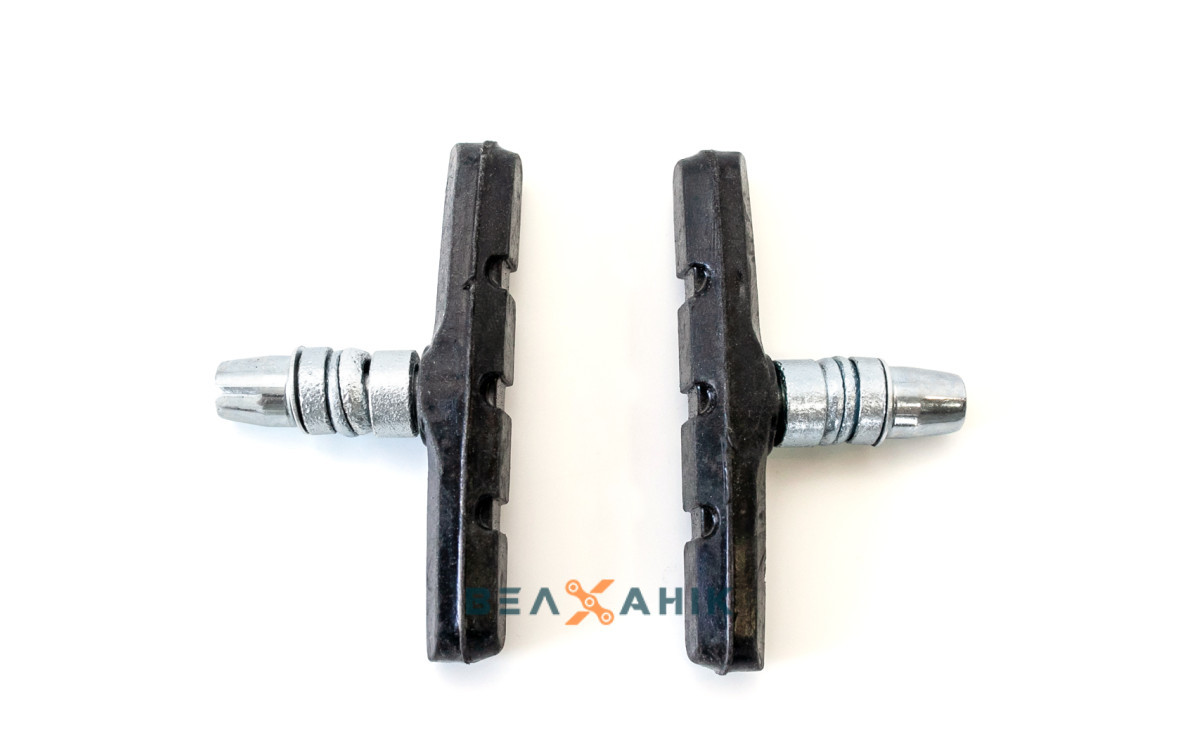 Колодки гальмівні V-brake (ободні) BRAVVOS FLA-23-04S 70 мм чорні