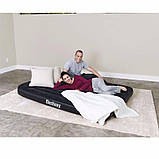 Велюр матрац BW 67464, підголівник, вбудований насос, сірий, фото 4