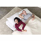 Велюр матрац BW 67464, підголівник, вбудований насос, сірий, фото 5