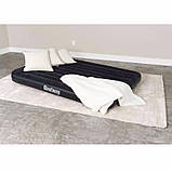 Велюр матрац BW 67464, підголівник, вбудований насос, сірий, фото 6