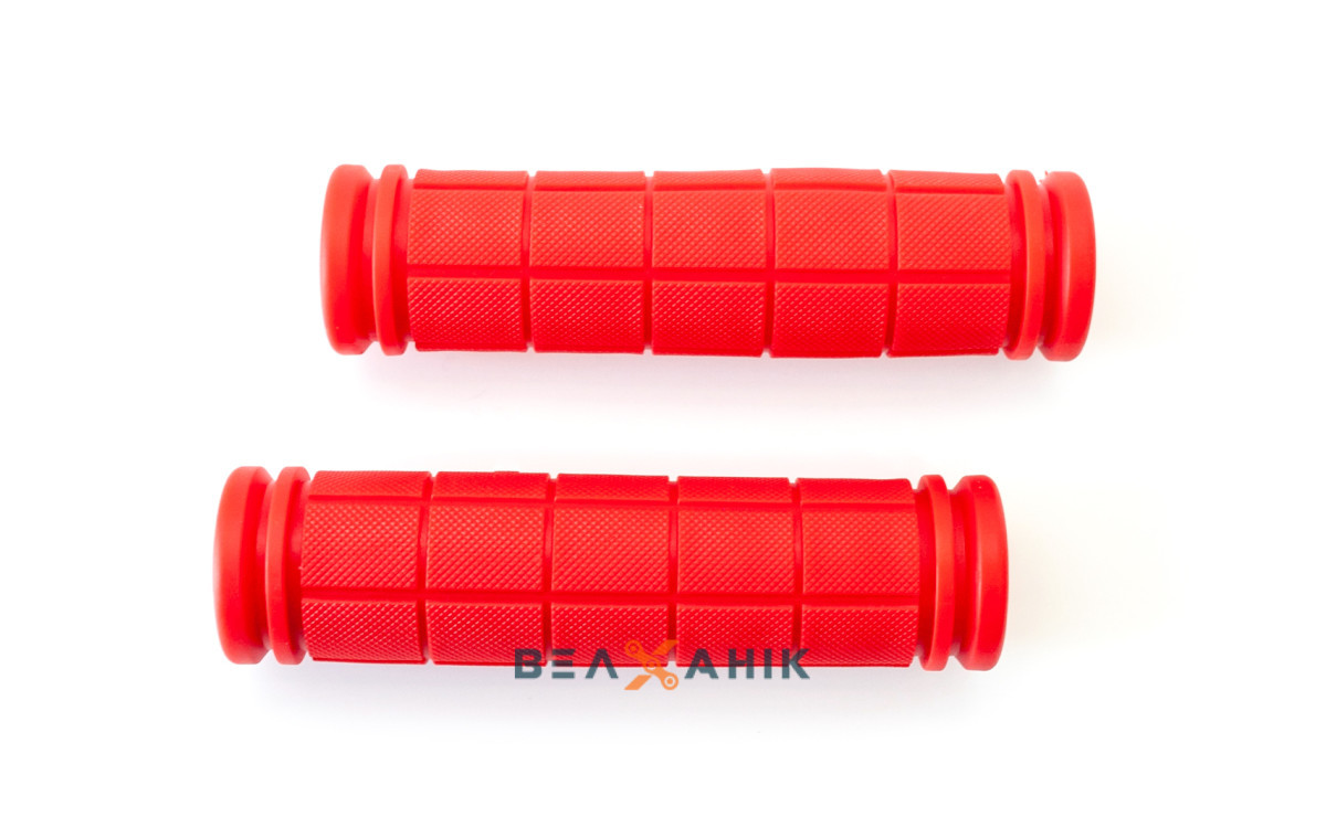 Ручки керма (гріпси) BRAVVOS FL-368 127 мм гумові червоні