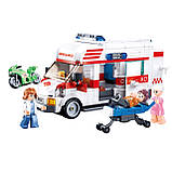 Конструктор SLUBAN Town Швидка допомога M38-B1065, фото 2