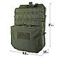 Штурмова панель подсумок-рюкзак Solve Олива з системою MOLLE і відділенням для гідратора KT6005201 peremogaua, фото 5