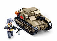 Конструктор SLUBAN "Army" Військова італійська танкетка Carro Veloce33 M38-B0709, фото 2
