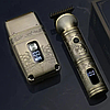 Машинка для стрижки волосся та бороди + 4 насадки, з USB, VGR V-649 / Акумуляторний шейвер та триммер, фото 4