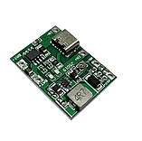 Модуль заряджання li-ion 3.7V (4.2 V) 1 А DC + Регульований підвищувальний модуль DC 4.3V-27V 2A, фото 6