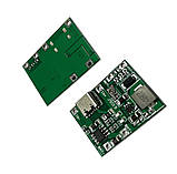 Модуль заряджання li-ion 3.7V (4.2 V) 1 А DC + Регульований підвищувальний модуль DC 4.3V-27V 2A, фото 4