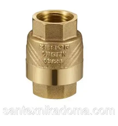 Зворотний клапан латунний FL1 ZEGOR 1/2"