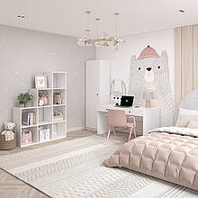 Комплект меблів у дитячу кімнату Білий