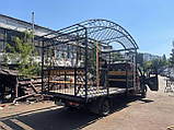 Альтанка металева для дому з елементами кування та полікарбонатом., фото 8