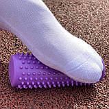 М'яч масажний "Циліндр" 14х5см фіолетовий, фото 4