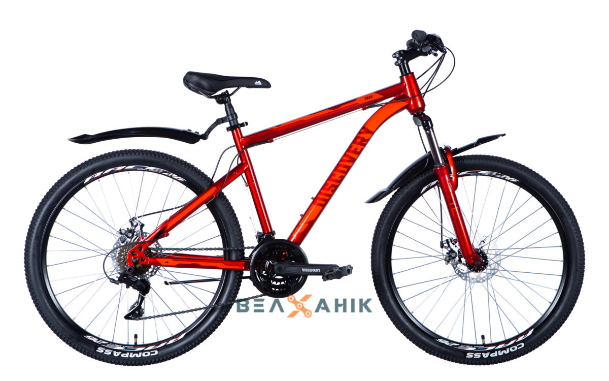 Велосипед 26/quot; Discovery TREK AM DD (рама 18/quot;) St червоний
