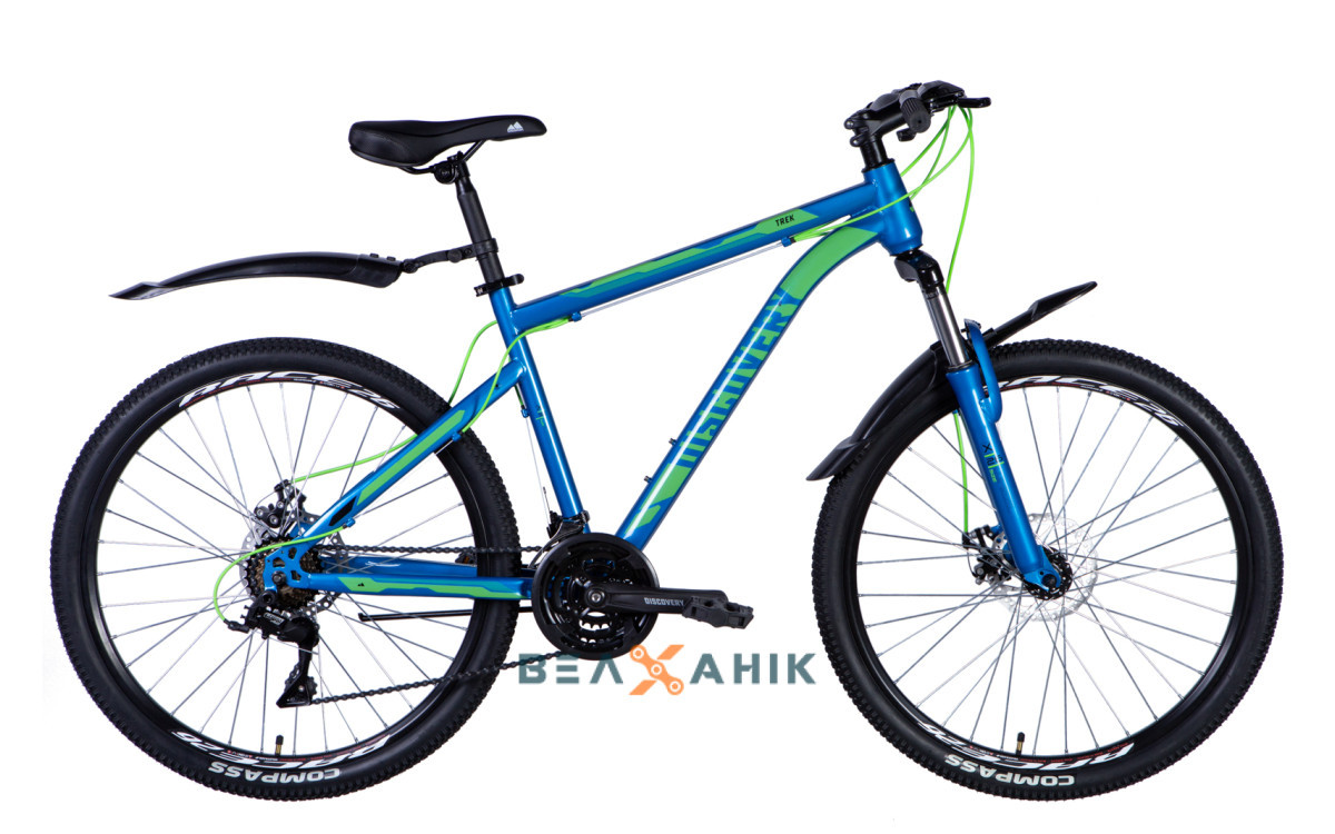 Велосипед 26" Discovery TREK AM DD (рама 15") синій