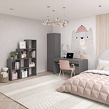 Комплект меблів у дитячу кімнату Антрацит