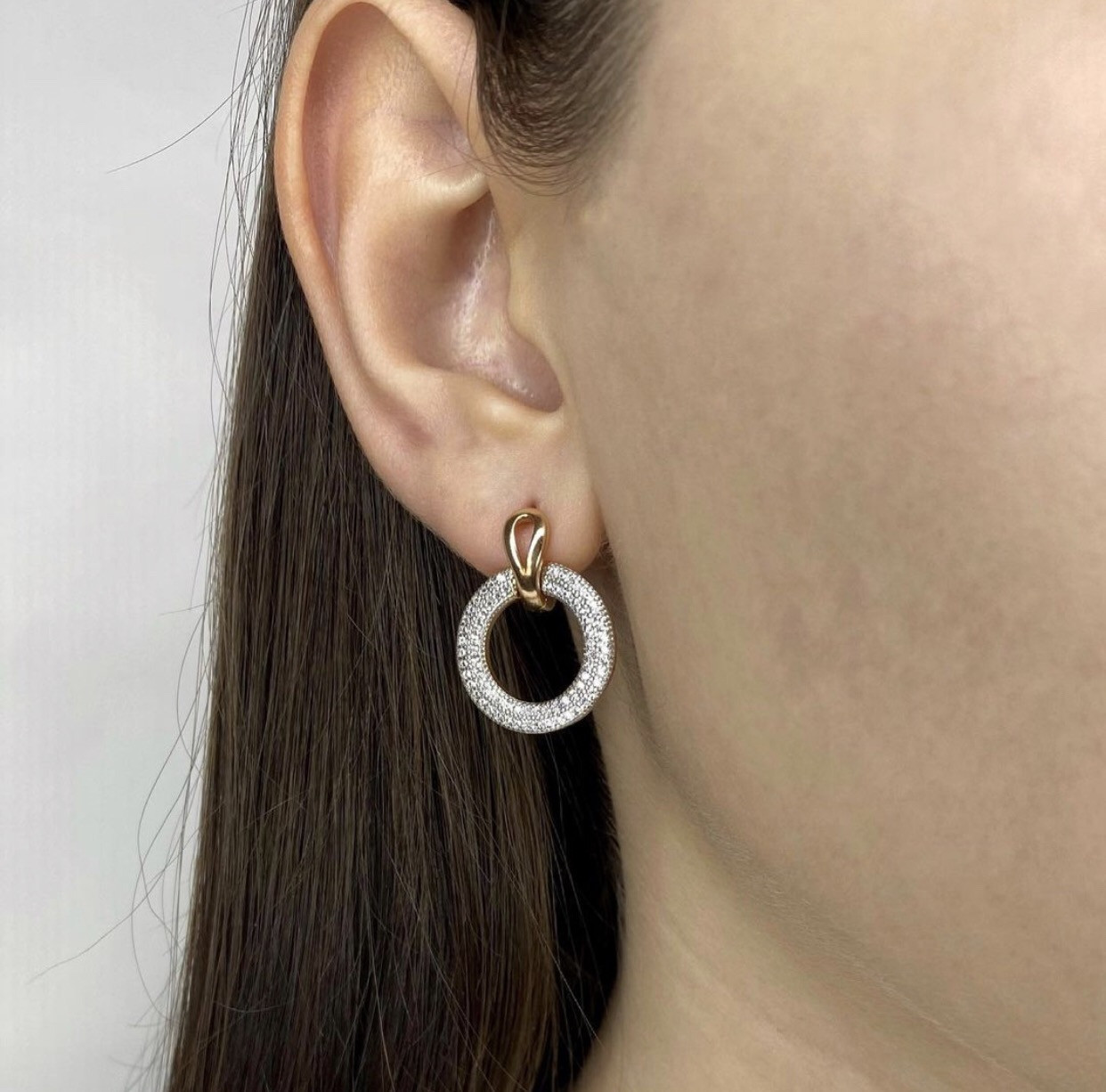 Гарні Сережки Олександра медзолото позолоту, фото 1