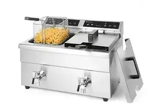 Індукційна фритюрниця Kitchen Line - 2х8 л 215029, фото 1
