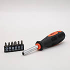 Набір викруток з бітами 11в1 Screwdriver / Викрутки з бітами / Набір інструментів / Набір ручного інструменту, фото 8